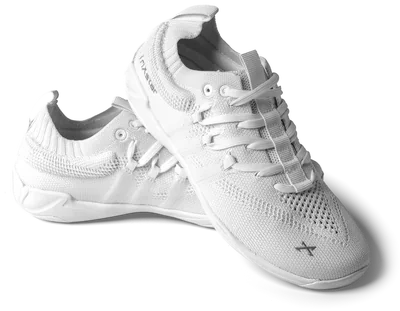 White TriXstar cheer shoes